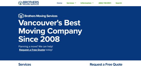 Brothers Moving and Delivery Service Vancouver