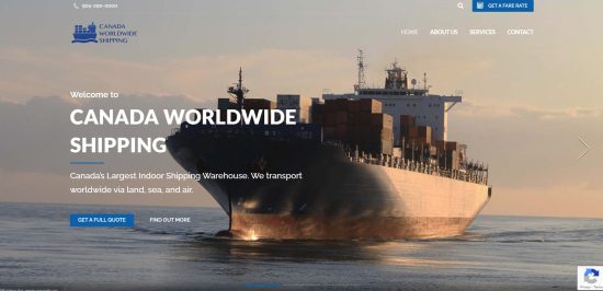 Canada Worldwide Shipping