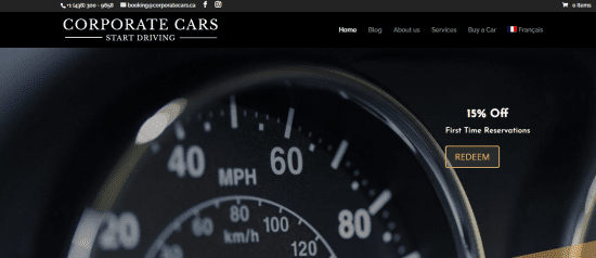 Corporate Cars - Car Rental Canada