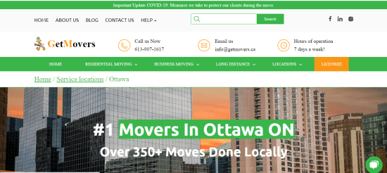 Get Movers Ottawa ON