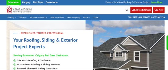Great Canadian Roofing and Siding
