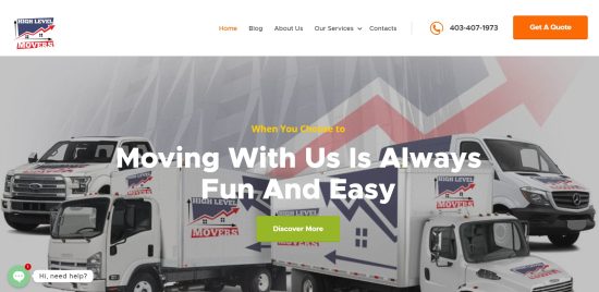 High Level Movers Calgary Moving Companies