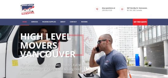 High Level Movers Vancouver Moving Company