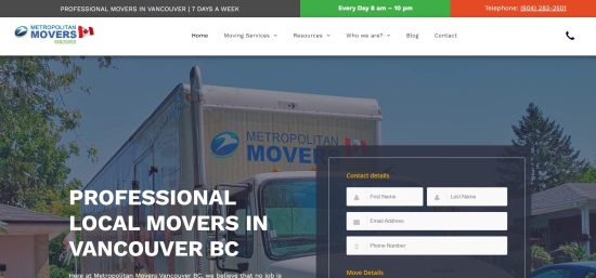 Metropolitan Movers Vancouver BC Moving Company