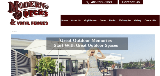 Modern Decks & Vinyl Fences