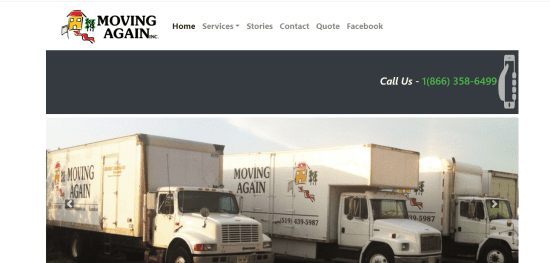 Moving Again Inc