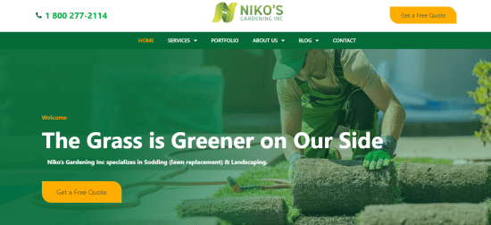 Niko's Gardening Inc.