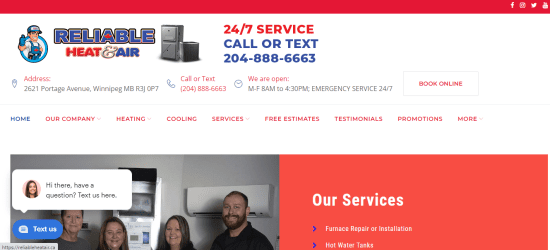 Reliable Heating and Air Conditioning LTD
