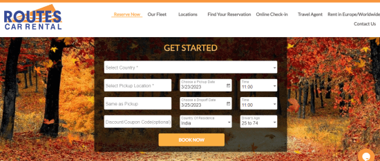 Routes Car Rental