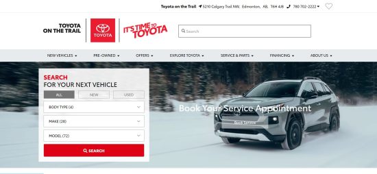 Toyota on the Trail