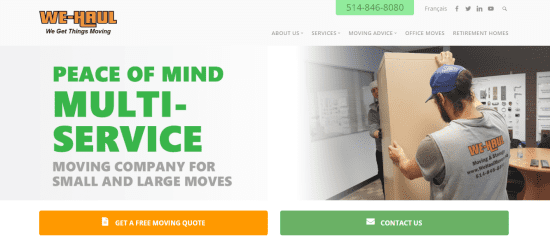 We Haul Movers Montreal Moving and Storage Company 