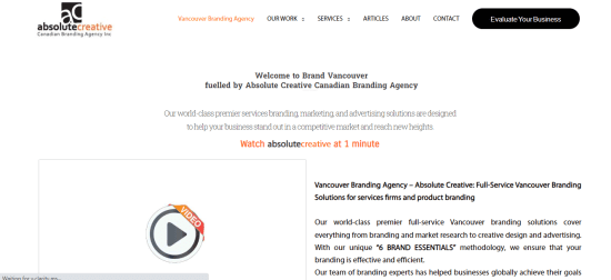 Absolute Creative Canadian Branding Agency Inc. 