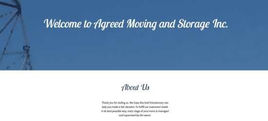 Agreed Moving and Storage Inc