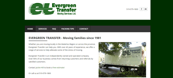 Evergreen Transfer Moving Services Ltd