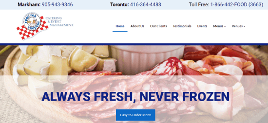 Food For Thought Catering Markham and Toronto 