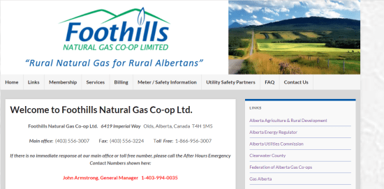 Foothills Natural Gas Co-op Ltd