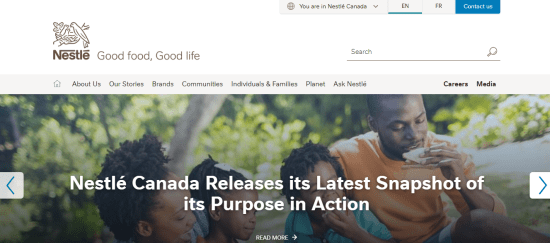 Nestle Canada Inc 