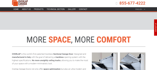 OVERLAP Garage Doors Canada 