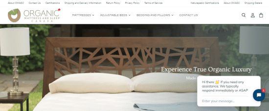 Organic Mattress and Sleep Canada