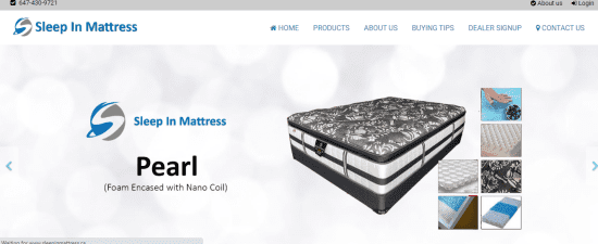 Sleep In Mattress Inc