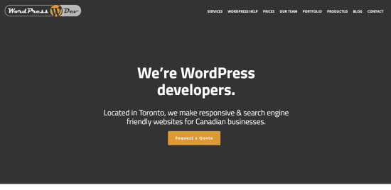 WordPress Dev 