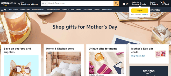 Amazon Canada