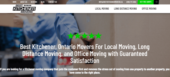 Best Kitchener Movers