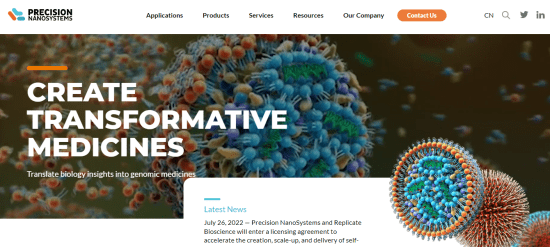 Precision NanoSystems Inc