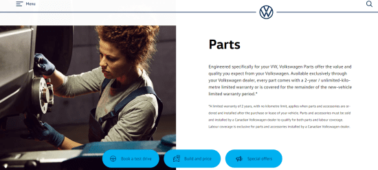 Volkswagen Original Parts Canada Inc