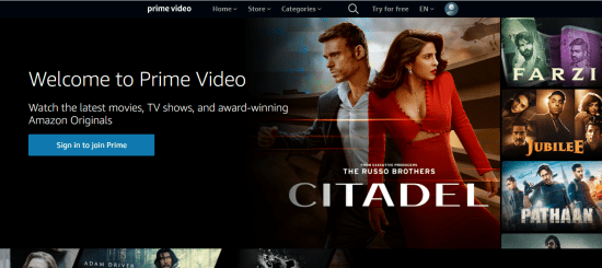 amazon prime canada
