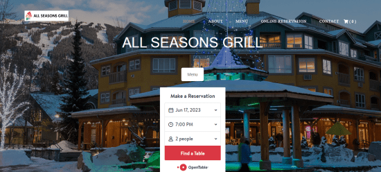 All Seasons Grill Whistler 