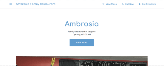 Ambrosia Family Restaurant 