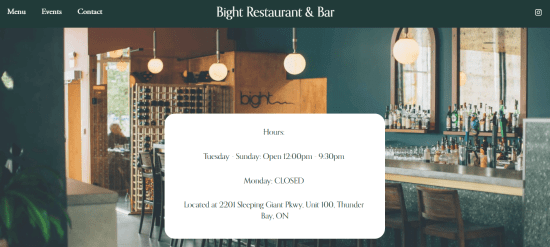 Bight Restaurant 