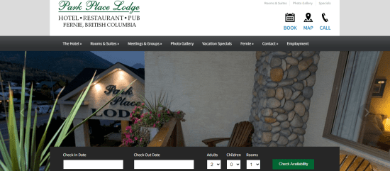 Bistro Restaurant at Park Place Lodge 