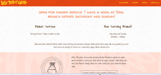 Last Resort Grill 