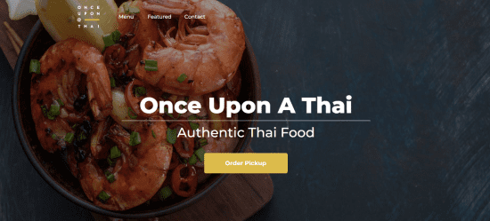Once Upon A Thai Restaurant 