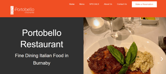 Portobello Restaurant Burnaby