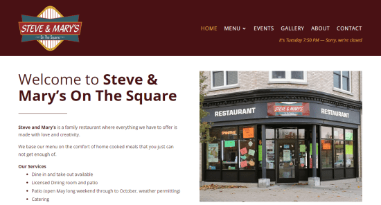 Steve and Mary’s On The Square 
