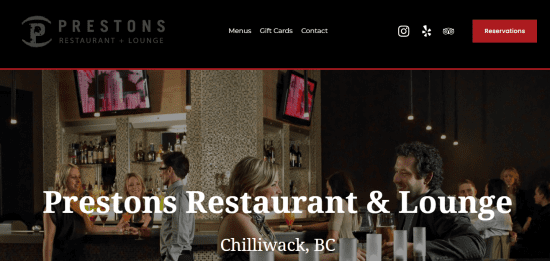 Prestons Restaurant 