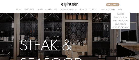 Restaurant e18hteen 