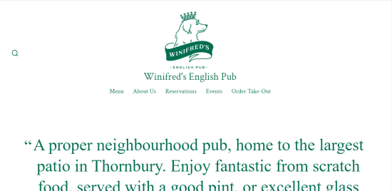 Winifred's English Pub