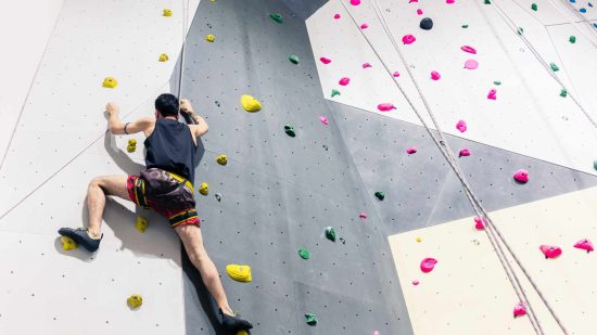 Test Your Skills on the Climbing Wall