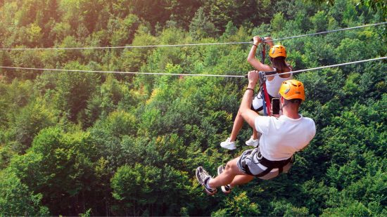 Thrill-Seeking Activities_ Ziplining and Rope Courses