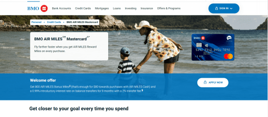 BMO AIR MILES Mastercard