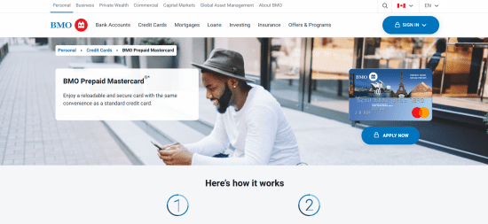 BMO Prepaid Travel Mastercard