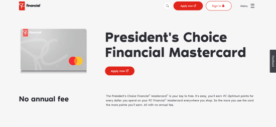 PC Financial Mastercard