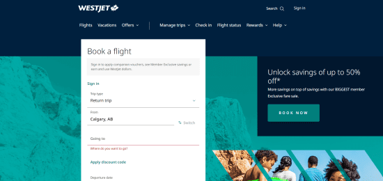 Westjet Encore