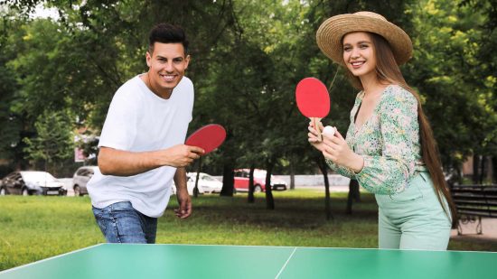 Play Ping Pong at Back and Forth Bar