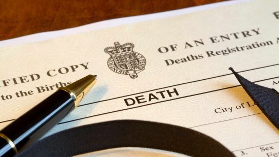 Receiving and Using a Death Certificate in Ontario
