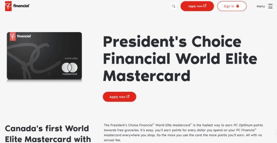 PC Financial World Elite
